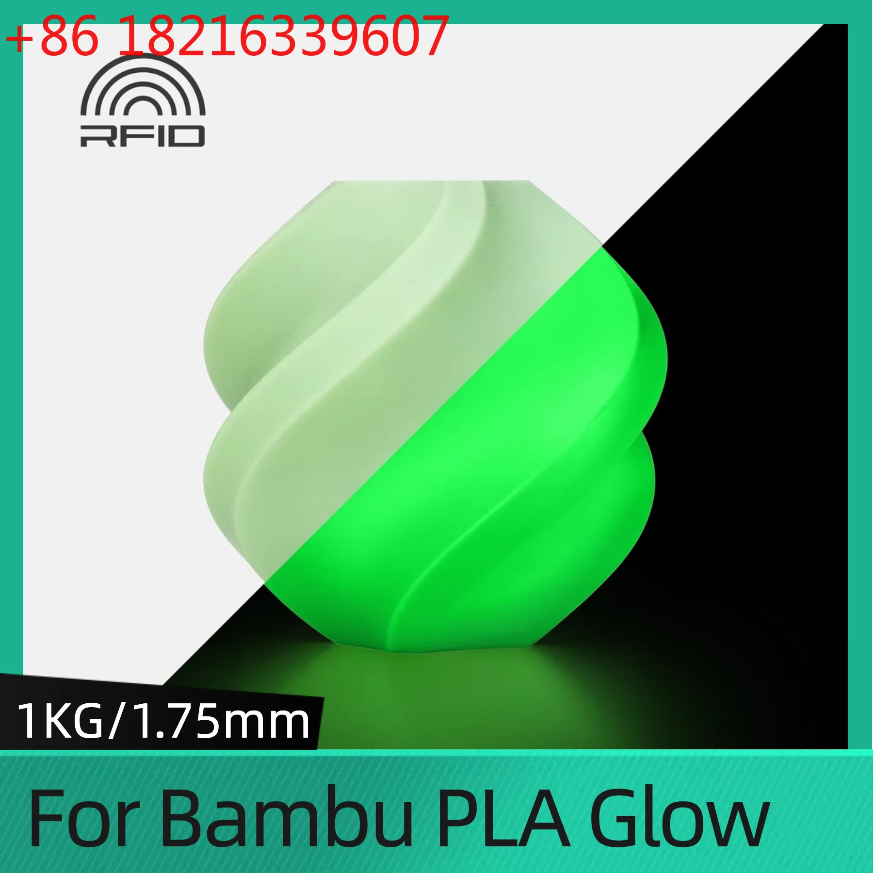 Светящийся PLA-филамент BambuLab Glow, совместимый с AMS, светится в темноте, для 3D-печати, 1 кг, материал для 3D-печати Bambu PLA Glow
Светящийся PLA-филамент BambuLab Glow, совместимый с AMS, светится в темноте, для 3D-печати, 1 кг, материал для 3D-печати Bambu PLA Glow