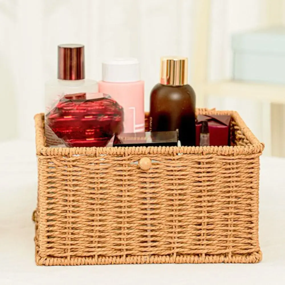 with Buckles Rectangular Rattan Storage Box Multi purpose 5 Sizes Woven Food Storage Basket Rattan Basket Clothes Container
with Buckles Rectangular Rattan Storage Box Multi purpose 5 Sizes Woven Food Storage Basket Rattan Basket Clothes Container