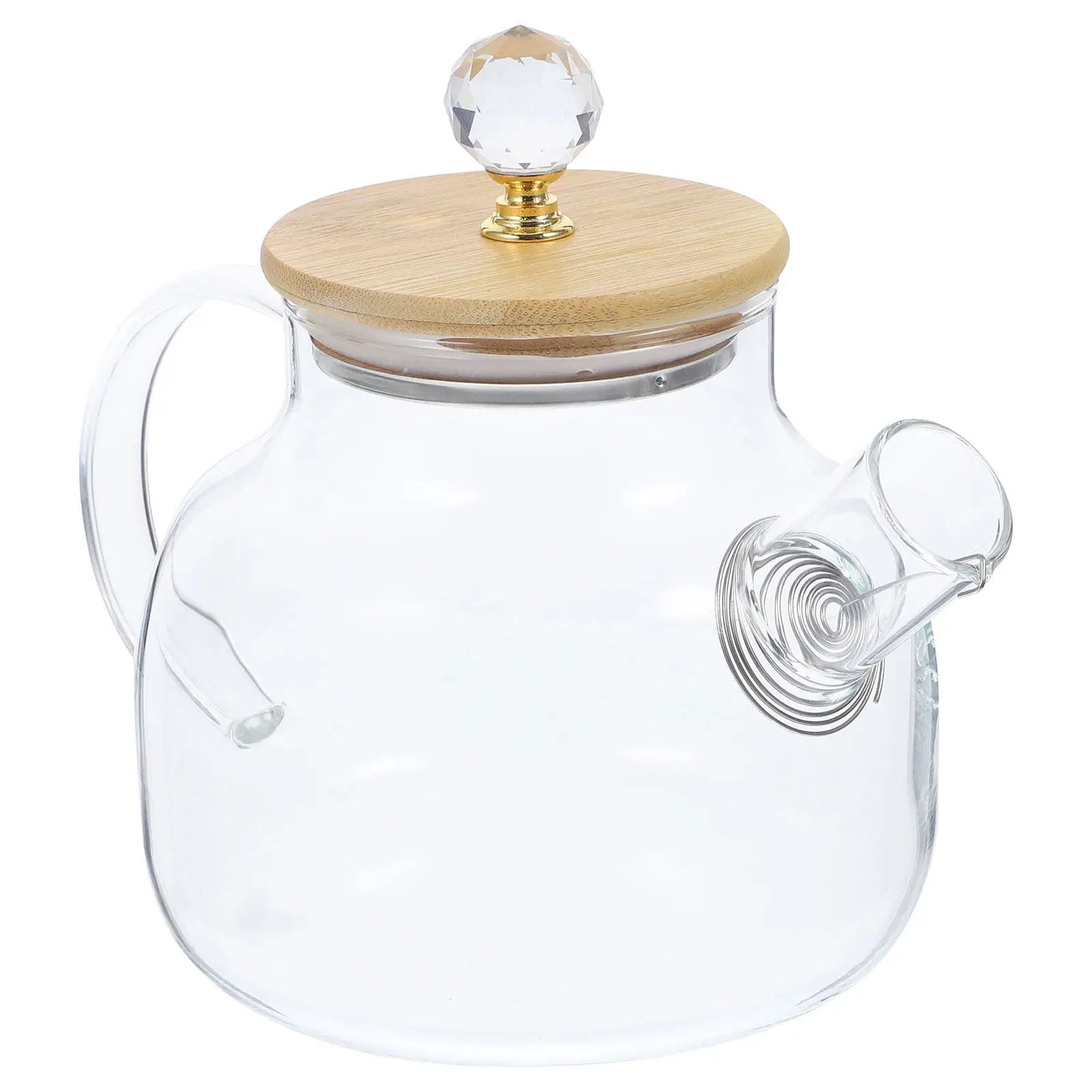 Стеклянный заварочный чайник с бамбуковой крышкой, прозрачный, для рассыпного чая и цветочного чая, для дома и офиса, легко моется, незаменимая вещь для кухни
Стеклянный заварочный чайник с бамбуковой крышкой, прозрачный, для рассыпного чая и цветочного чая, для дома и офиса, легко моется, незаменимая вещь для кухни