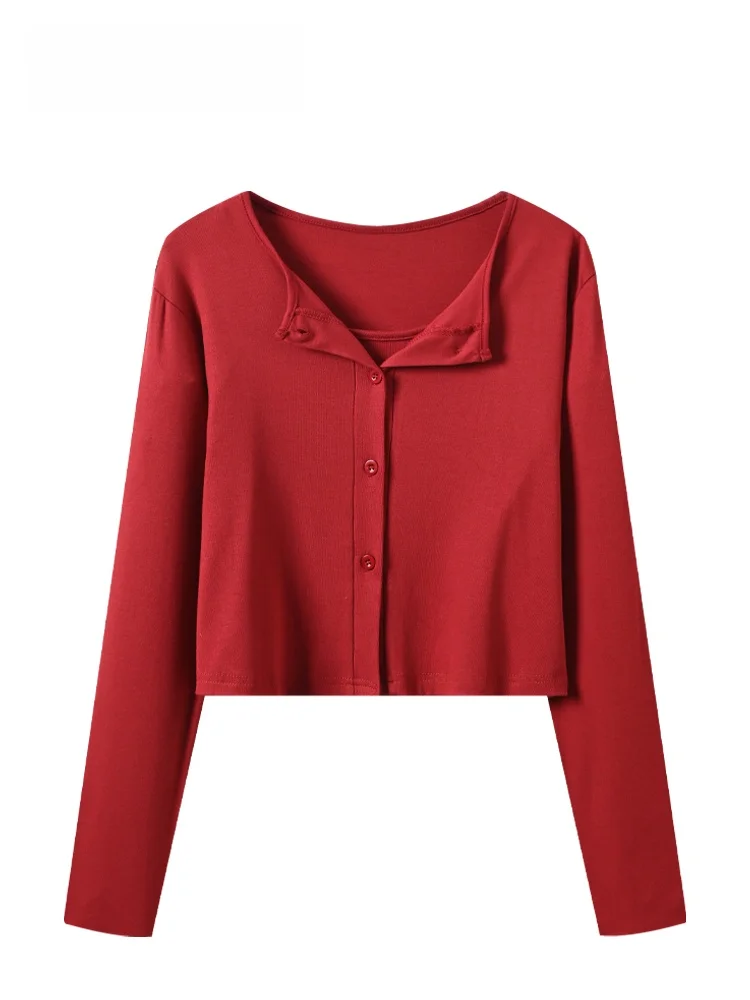 CaraCLUB plus Size Long Sleeve Vest Top Women Casual Style Spring New plus Size Set Slimming Effect Comfortable Inner Wear
CaraCLUB plus Size Long Sleeve Vest Top Women Casual Style Spring New plus Size Set Slimming Effect Comfortable Inner Wear