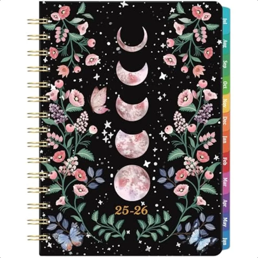 20252026 Weekly and Monthly with Tabs Jul 2025 Jun 2026 6.3" x 8.4" Academic with Back Pocket Thick Paper TwinWire Binding Mo
20252026 Weekly and Monthly with Tabs Jul 2025 Jun 2026 6.3" x 8.4" Academic with Back Pocket Thick Paper TwinWire Binding Mo