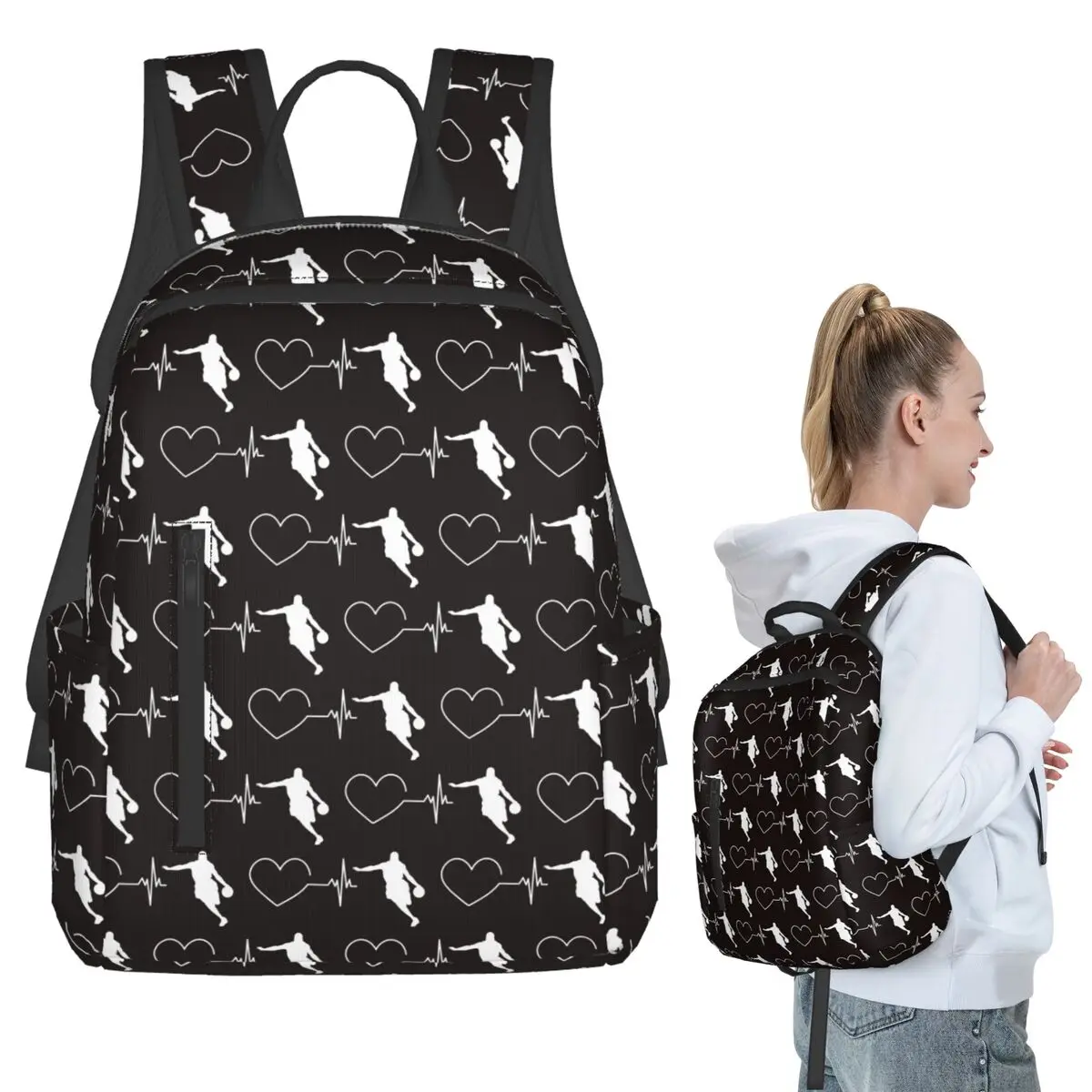 BASKETBALL DESIGN Backpack Student BookBag Kids School Bag Computer Shoulder Bags Boys Girls
BASKETBALL DESIGN Backpack Student BookBag Kids School Bag Computer Shoulder Bags Boys Girls