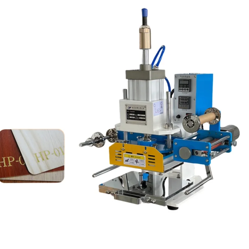 New Condition Small Pneumatic Hot Foil Stamping Machine for PVC Leather Logo Paper Card Gold and Leather Embossing Leather Tools
New Condition Small Pneumatic Hot Foil Stamping Machine for PVC Leather Logo Paper Card Gold and Leather Embossing Leather Tools