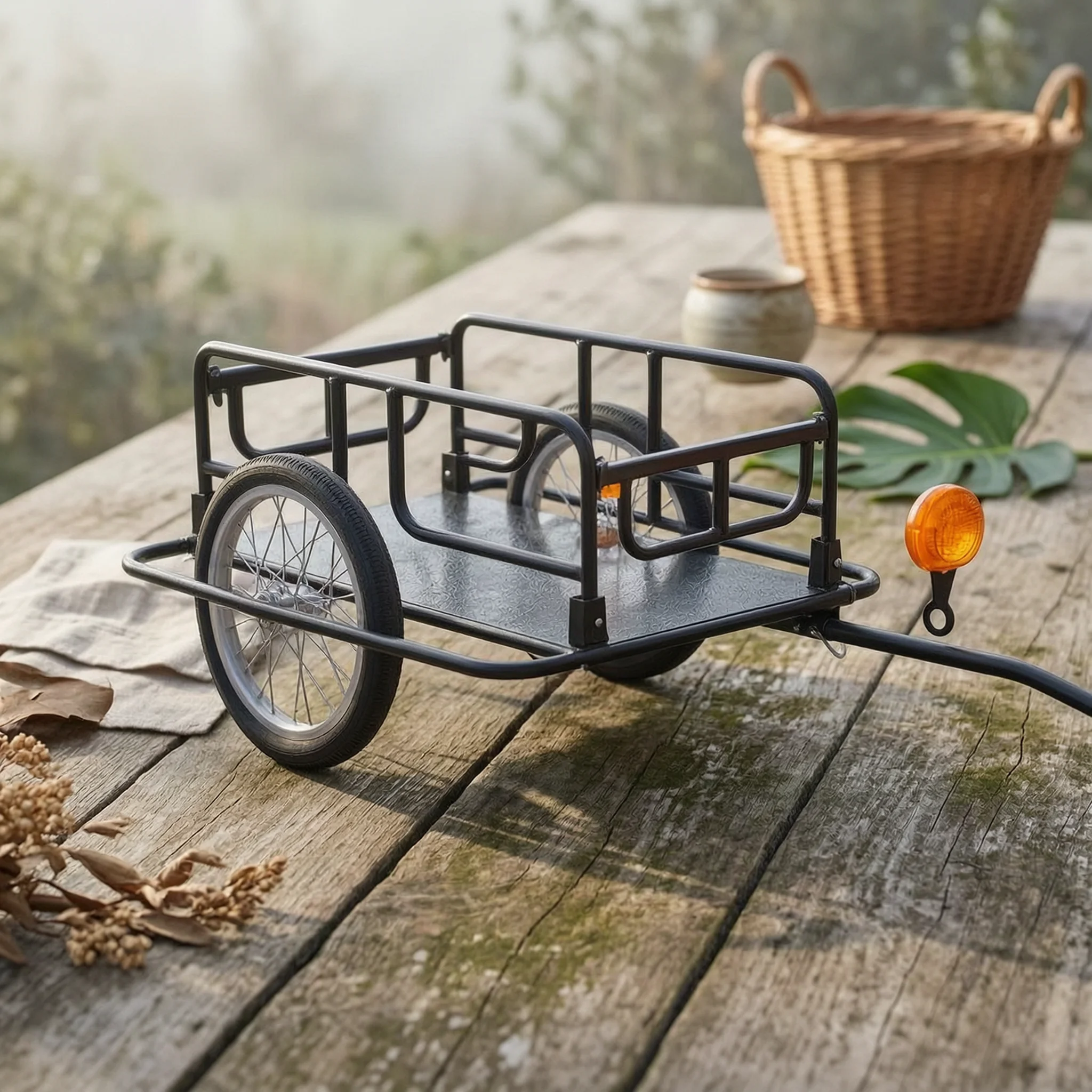 Foldable Bicycle Cargo Trailer Bicycle Freight Trailer Heavy Duty Cargo Bike Wagon High Load Capacity Rear Hitch Cart For Travel
Foldable Bicycle Cargo Trailer Bicycle Freight Trailer Heavy Duty Cargo Bike Wagon High Load Capacity Rear Hitch Cart For Travel