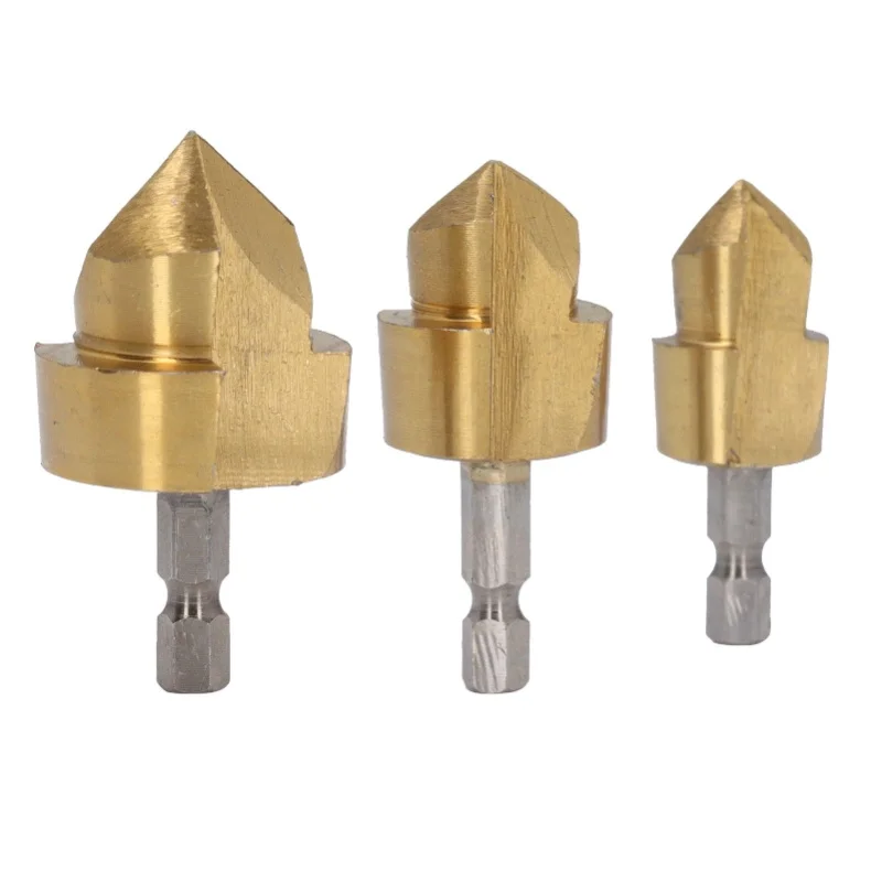 3 Pcs Set PPR Lifting Drill Bit 1/4 Inch Hex Shank Water Pipe Expansion Drill Puncher Hole Opener Expander
3 Pcs Set PPR Lifting Drill Bit 1/4 Inch Hex Shank Water Pipe Expansion Drill Puncher Hole Opener Expander