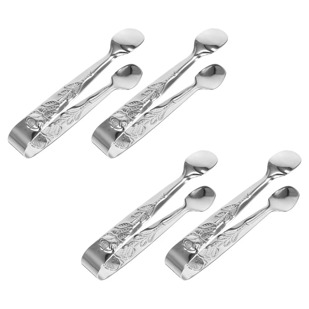 4 Pcs Mini Candy Holder Tongs for Serving Ice BBQ Toast Stainless Steel Sugar Cube
4 Pcs Mini Candy Holder Tongs for Serving Ice BBQ Toast Stainless Steel Sugar Cube