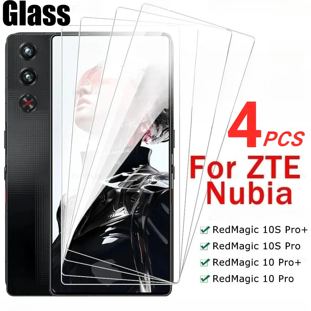 4Pcs for ZTE Nubia Red Magic 10S/10 Pro+, 10S/10 Pro Tempered Glass Screen Protector - Easy Installation Long-Lasting Durability
4Pcs for ZTE Nubia Red Magic 10S/10 Pro+, 10S/10 Pro Tempered Glass Screen Protector - Easy Installation Long-Lasting Durability