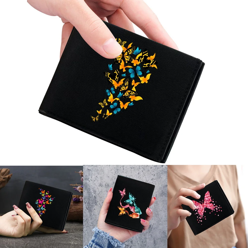 Short Money Bag Simple and Durable High-quality Butterfly Printing Series Clutch Bag Fashion Coin Pouch Id Card Holder
Short Money Bag Simple and Durable High-quality Butterfly Printing Series Clutch Bag Fashion Coin Pouch Id Card Holder