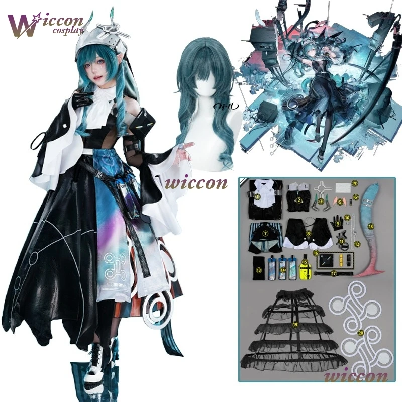 Костюм для косплея Xaihi из игры Arknights: Endfield, боевая униформа, парик Xaihi с рогами, женская одежда для Хэллоуина и карнавала
Костюм для косплея Xaihi из игры Arknights: Endfield, боевая униформа, парик Xaihi с рогами, женская одежда для Хэллоуина и карнавала