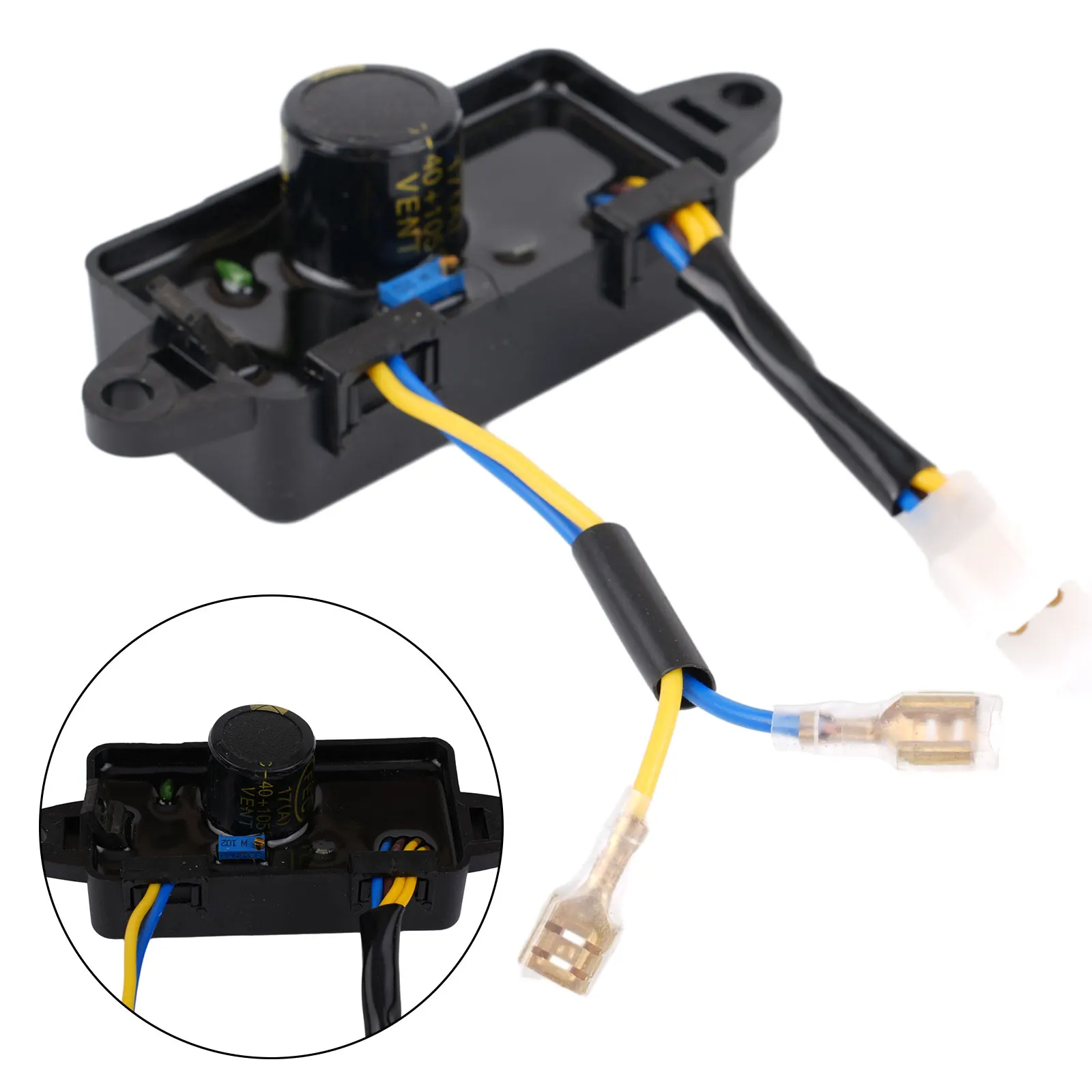 AVR Automatic Voltage Regulator Rectifier 110*38*35mm Electric Start Rectifier For Single-phase 2KW~3KW Gasoline Generator
AVR Automatic Voltage Regulator Rectifier 110*38*35mm Electric Start Rectifier For Single-phase 2KW~3KW Gasoline Generator