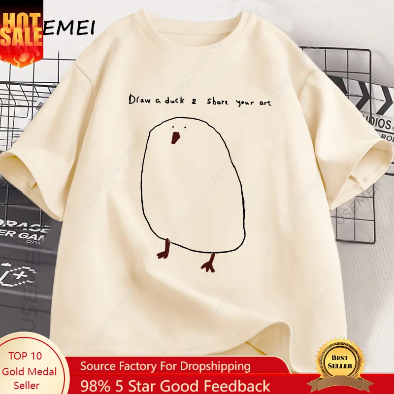 Funny Draw Duck T Shirt Men Women Cotton Casual Funny Printed T-shirt Summer Short Sleeve Cool Round Neck Mens Clothes Tshirt
Funny Draw Duck T Shirt Men Women Cotton Casual Funny Printed T-shirt Summer Short Sleeve Cool Round Neck Mens Clothes Tshirt