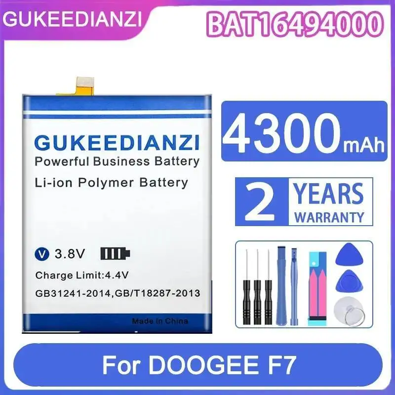 4300Mah Reliable Power Mobile Phone Battery For Doogee F7 BAT16494000
4300Mah Reliable Power Mobile Phone Battery For Doogee F7 BAT16494000