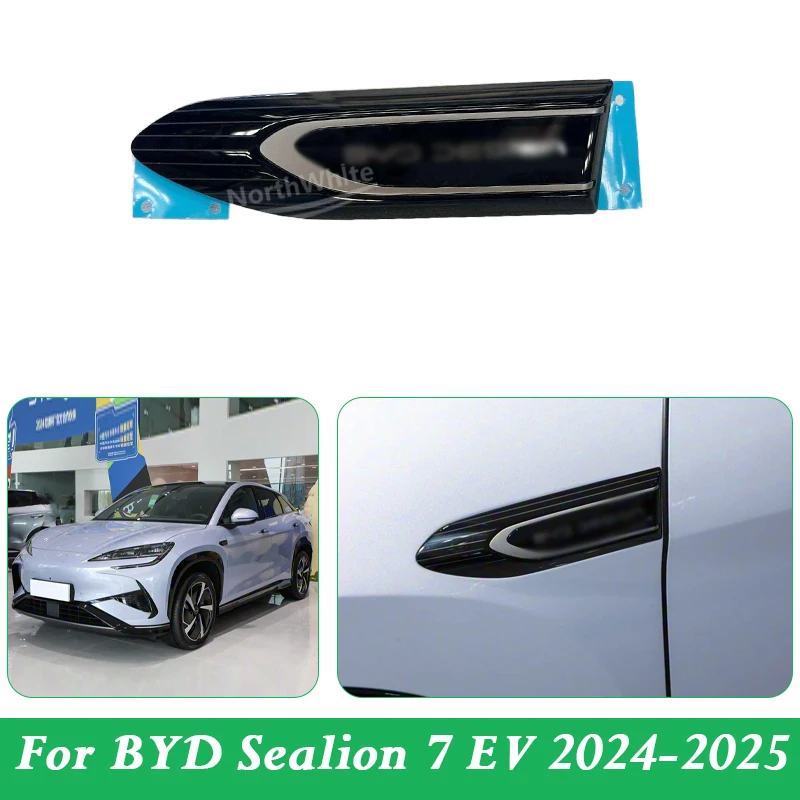 For BYD Sealion 07 EV/Sealion 7 2024 2025 Door Side Label ABS Carbon Black Car Shingle Fender Camera Cover Sticker Styling
For BYD Sealion 07 EV/Sealion 7 2024 2025 Door Side Label ABS Carbon Black Car Shingle Fender Camera Cover Sticker Styling