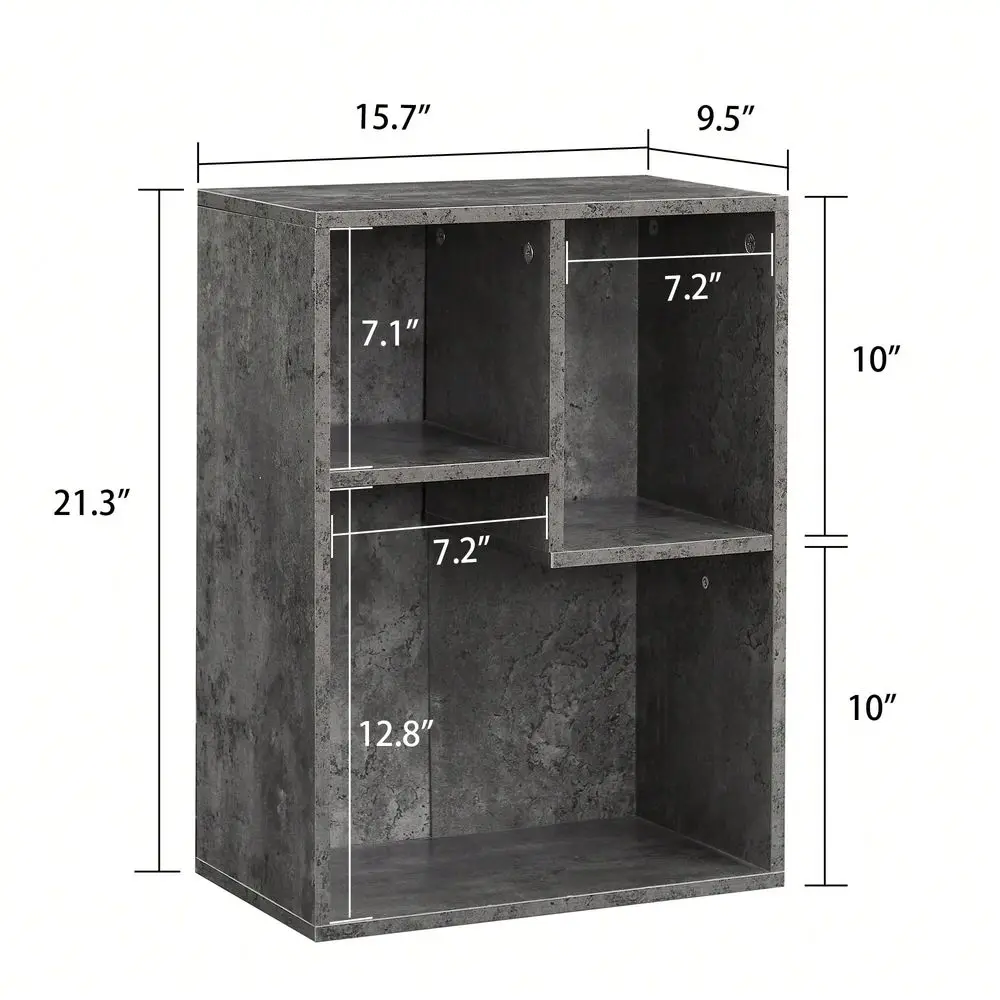 Small Bookshelf, Modern Bookcases With Shelves Height Up To 12.8 Inches, Suit For Common Size Textbook, Vertical Or Horizontal,
Small Bookshelf, Modern Bookcases With Shelves Height Up To 12.8 Inches, Suit For Common Size Textbook, Vertical Or Horizontal,