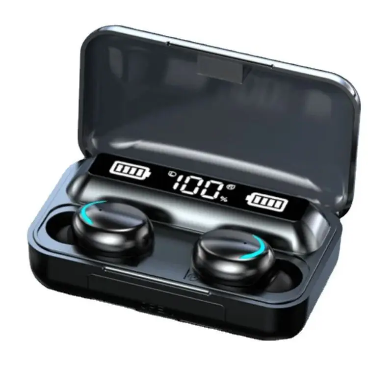 F9-5C Wireless Bluetooth Headphones, TWS in-ear gaming, 5.2 Digital display, dual ears 
F9-5C Wireless Bluetooth Headphones, TWS in-ear gaming, 5.2 Digital display, dual ears