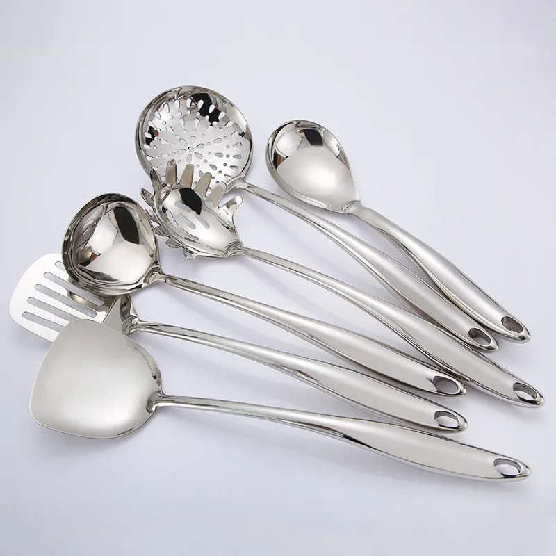 Daoqi stainless steel spatula household kitchen cooking tools thickened hollow heat insulation anti-scalding spoon colander
Daoqi stainless steel spatula household kitchen cooking tools thickened hollow heat insulation anti-scalding spoon colander
