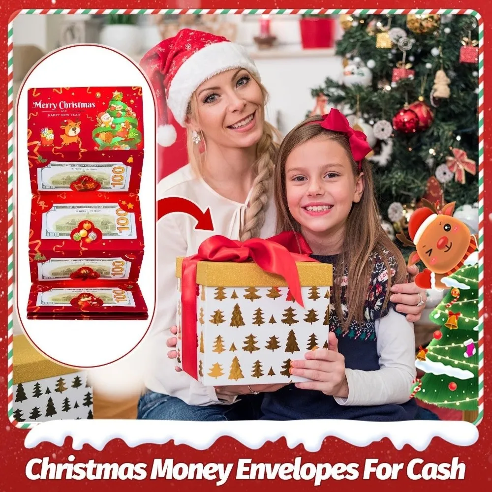 Santa Claus Christmas Cash Gift Envelope Christmas Tree with 10 Slots Christmas Money Holders Christmas Surprise Party Money Box
Santa Claus Christmas Cash Gift Envelope Christmas Tree with 10 Slots Christmas Money Holders Christmas Surprise Party Money Box