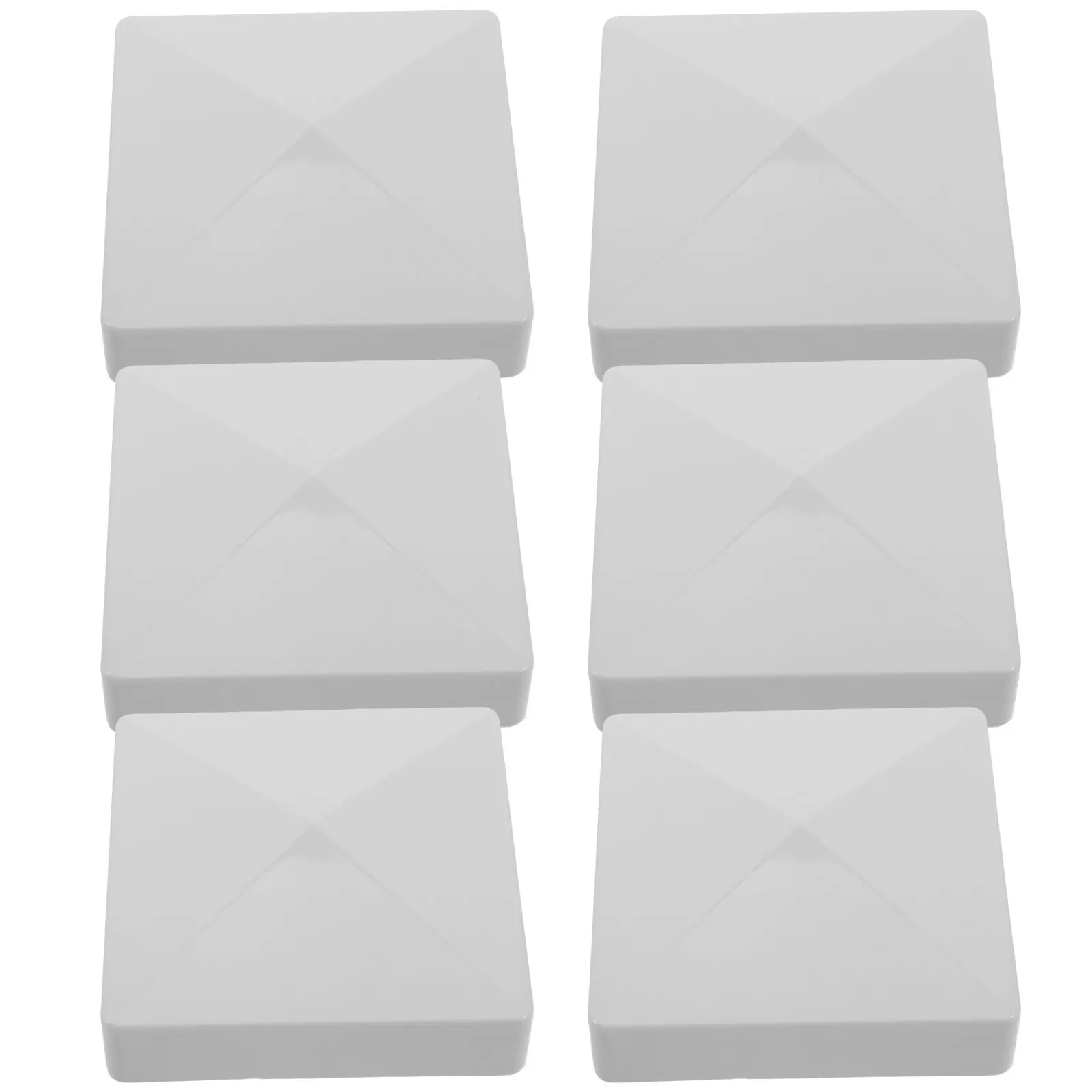 6Pcs PVC Fence Post Caps Pyramid Top Decorative Deck Post Covers Weather Resistant Outdoor Fence Parts for Garden Villa Patio
6Pcs PVC Fence Post Caps Pyramid Top Decorative Deck Post Covers Weather Resistant Outdoor Fence Parts for Garden Villa Patio