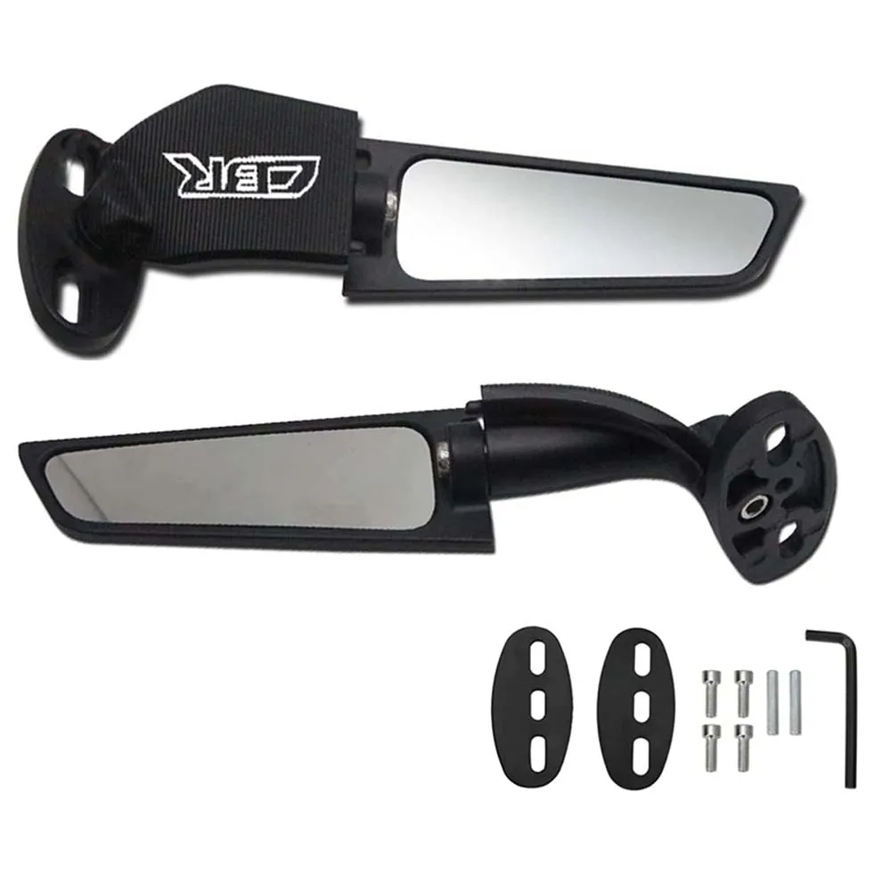 Motorcycle Rearview Mirror Wing Adjustable Side Rear View Mirrors for Honda CBR500R CBR600R CBR650R CBR1000RR
Motorcycle Rearview Mirror Wing Adjustable Side Rear View Mirrors for Honda CBR500R CBR600R CBR650R CBR1000RR