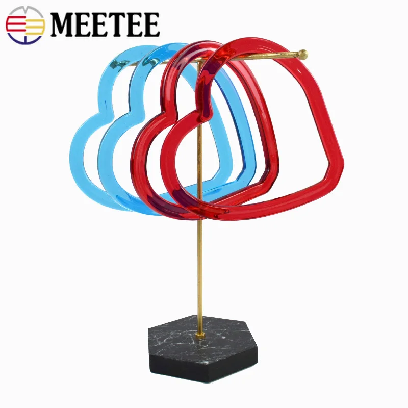 1/2Pairs 14cm Plastic Bags Handle Heart Ring Buckles Resin Women's Wovenbag Purse Frame Handbag Handles Handmade Bag Accessories
1/2Pairs 14cm Plastic Bags Handle Heart Ring Buckles Resin Women's Wovenbag Purse Frame Handbag Handles Handmade Bag Accessories