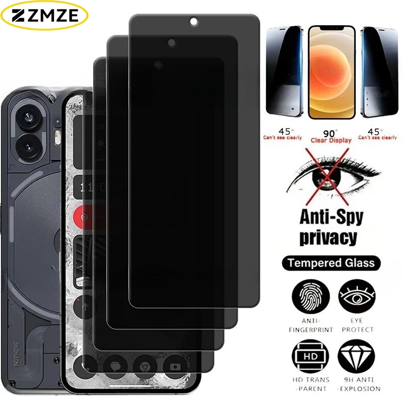 2-4Pcs Protective Privacy Glass for Nothing Phone 2 3A Pro 2A Plus CMF Phone 1 Anti-Spy Anti-Shatter Anti-Scratch Tempered Film
2-4Pcs Protective Privacy Glass for Nothing Phone 2 3A Pro 2A Plus CMF Phone 1 Anti-Spy Anti-Shatter Anti-Scratch Tempered Film