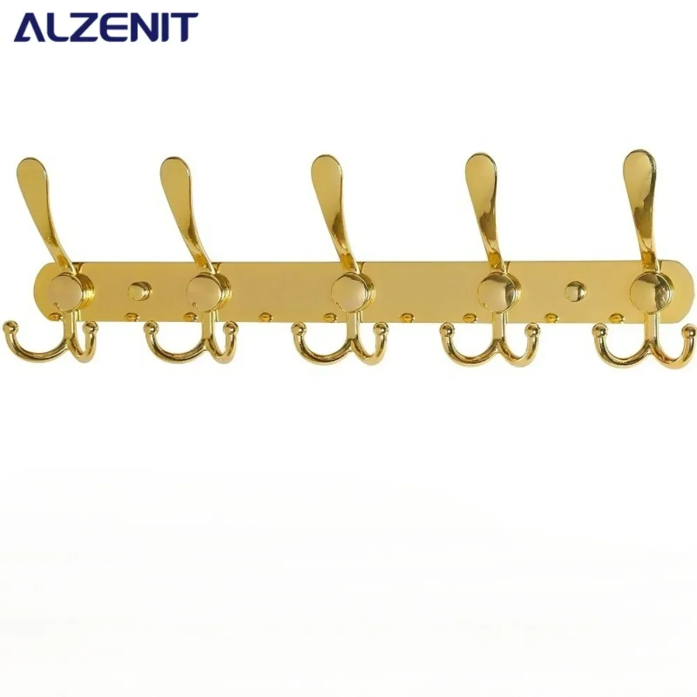 Bathroom Wall Hanging Coat Hook Black Gold 304 Stainless Steel Coat Hanger Multifunctional Hook Living Room Kitchen Accessories
Bathroom Wall Hanging Coat Hook Black Gold 304 Stainless Steel Coat Hanger Multifunctional Hook Living Room Kitchen Accessories
