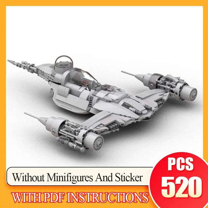 MOC Hyperdrive, 520 шт., модель межзвездного истребителя, сборка, строительный блок, игрушка-головоломка «сделай сам», детские рождественские подарки на день рождения
MOC Hyperdrive, 520 шт., модель межзвездного истребителя, сборка, строительный блок, игрушка-головоломка «сделай сам», детские рождественские подарки на день рождения