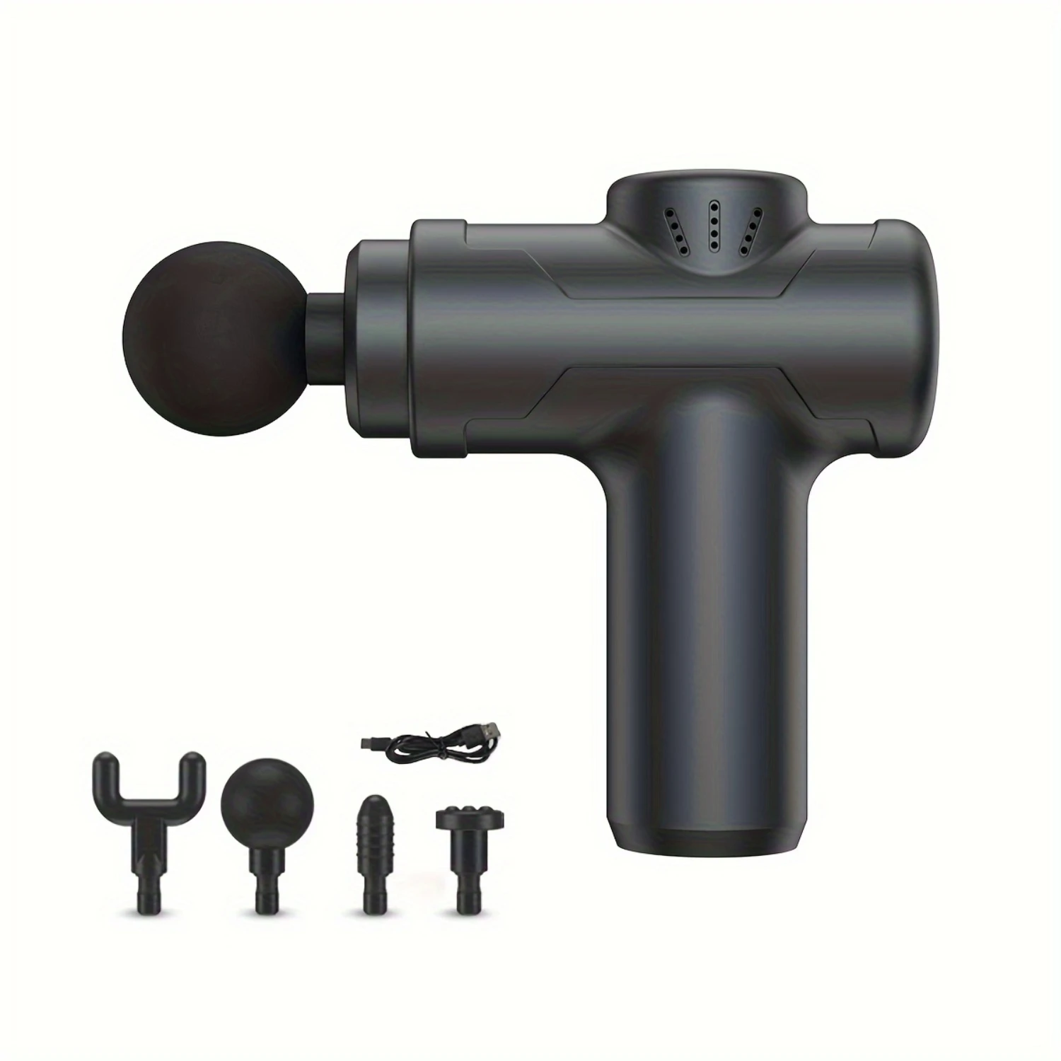 Massage Gun, Deep Tissue Massager, Muscle Massager With 4 Heads & 6 Speeds, Portable Massage Tool
Massage Gun, Deep Tissue Massager, Muscle Massager With 4 Heads & 6 Speeds, Portable Massage Tool