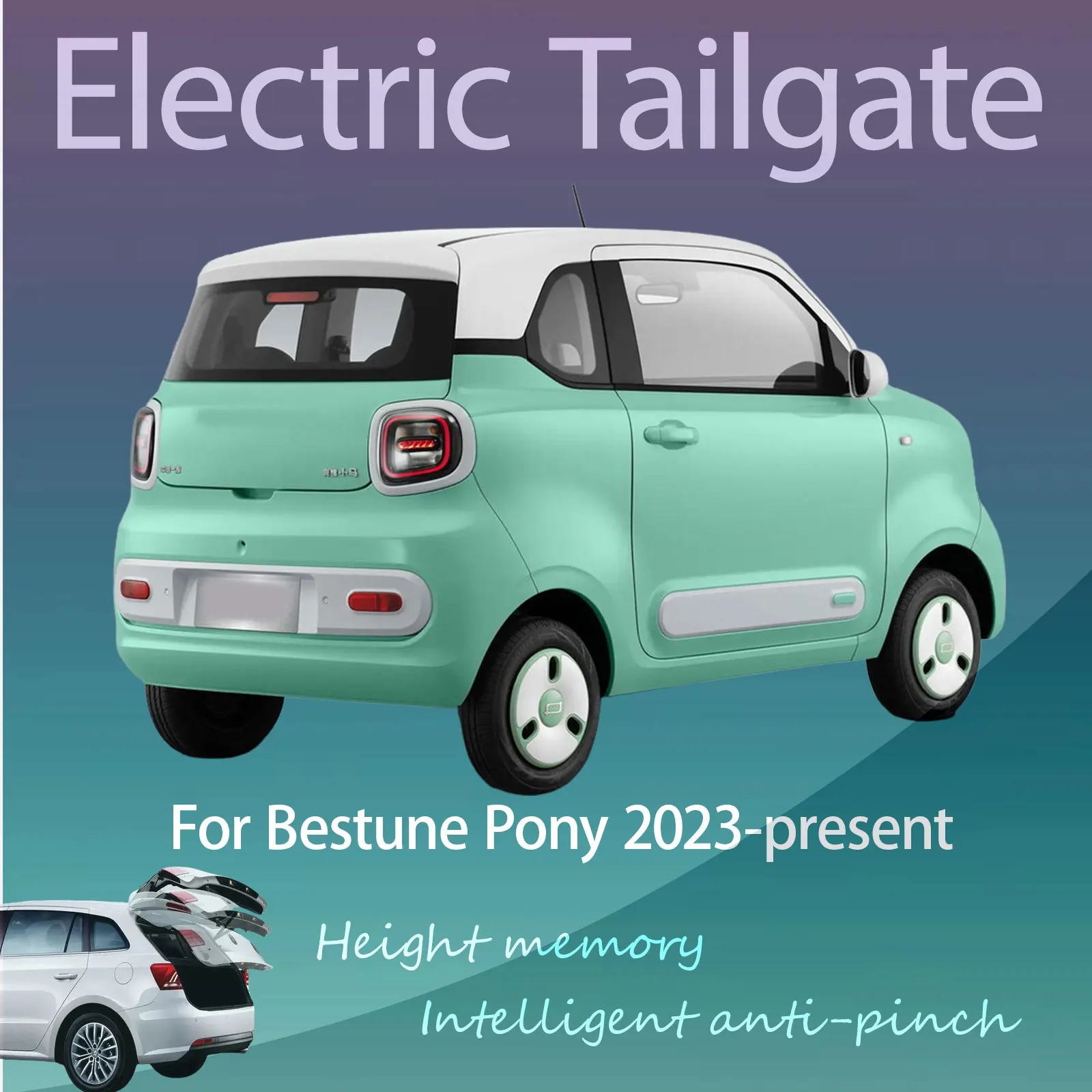 For FAW Bestune Pony/Xiaoma 2024-present Electric Tailgate with Sensor Trunk Anti-pinch Memory Height Intelligent Operation
For FAW Bestune Pony/Xiaoma 2024-present Electric Tailgate with Sensor Trunk Anti-pinch Memory Height Intelligent Operation