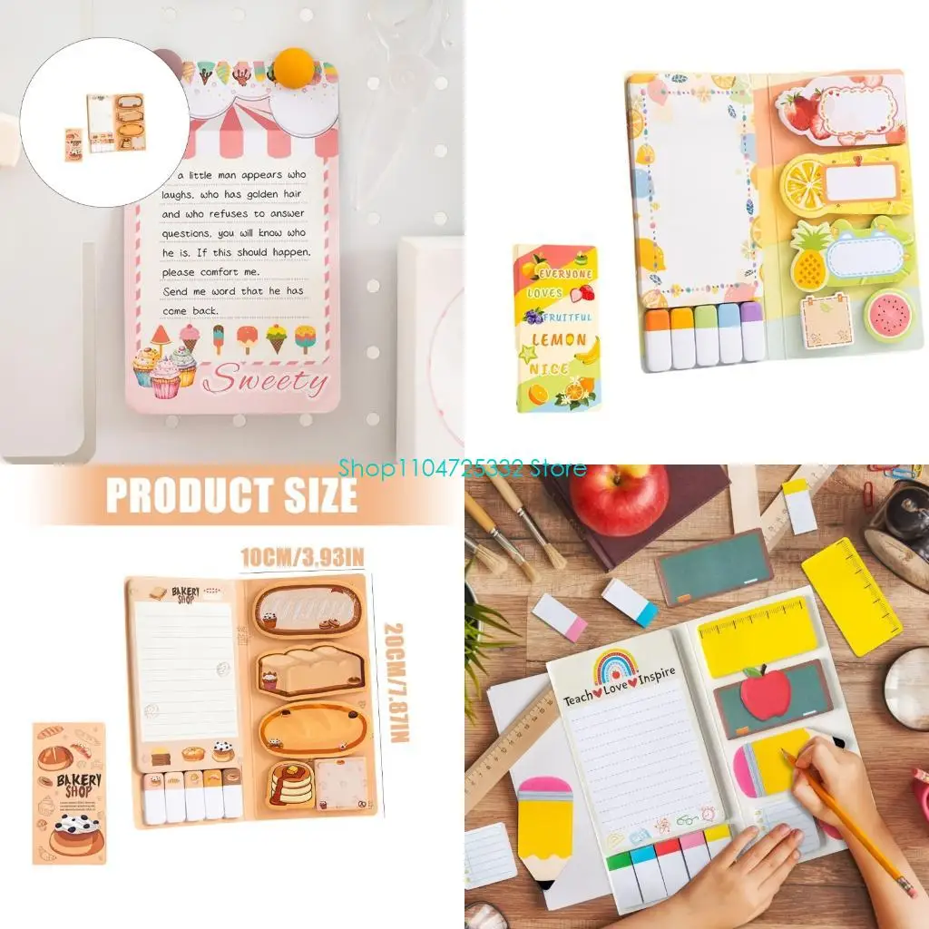 P5EA Cartoon Notepads and Note Labels Set Adhesive Memo Sheet For Journal And Planner Office School Home Organization
P5EA Cartoon Notepads and Note Labels Set Adhesive Memo Sheet For Journal And Planner Office School Home Organization