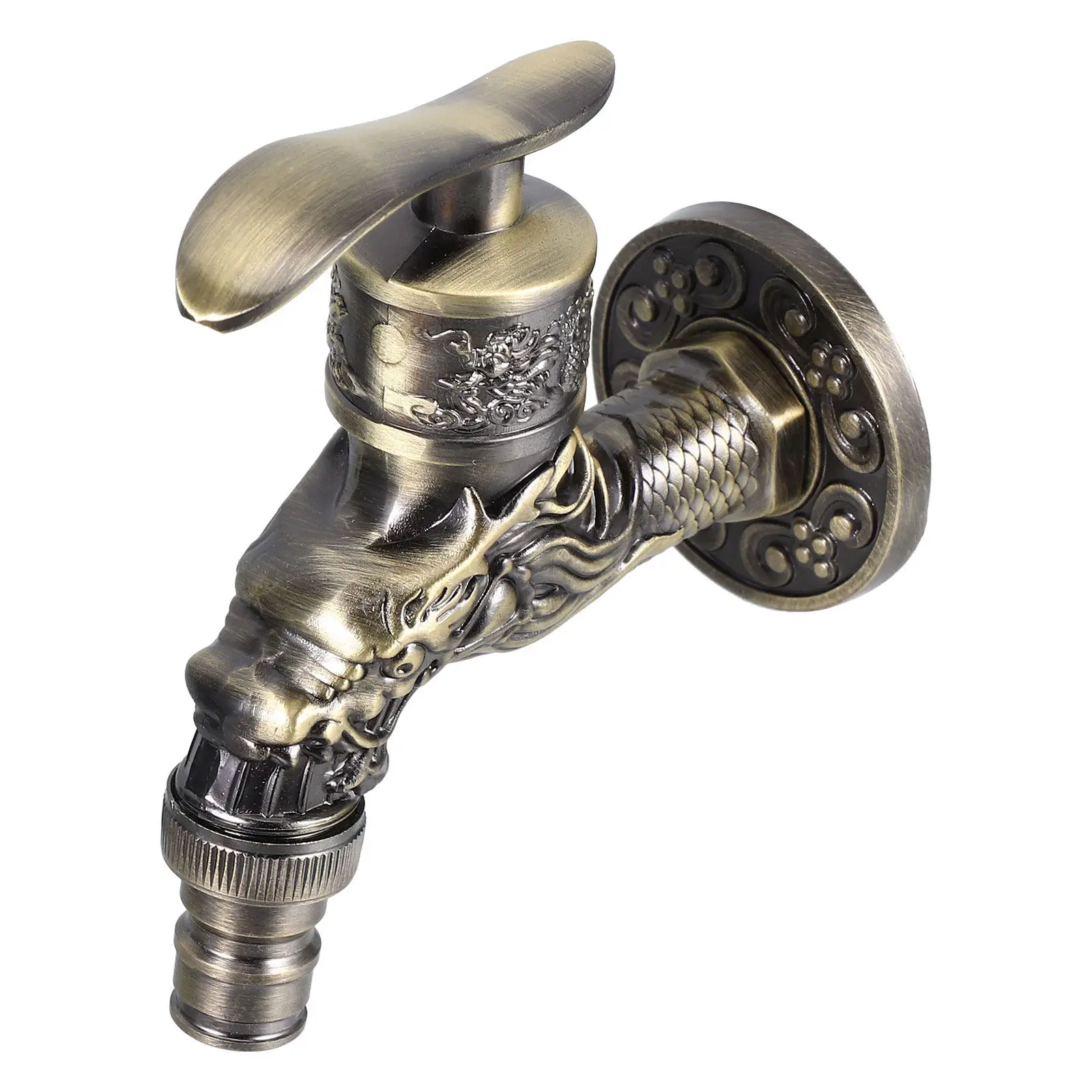 Dragon Style Vintage Wall Mounted Faucet Single Lever for Sink Washing Machine Garden Tap Bathtub Faucet
Dragon Style Vintage Wall Mounted Faucet Single Lever for Sink Washing Machine Garden Tap Bathtub Faucet