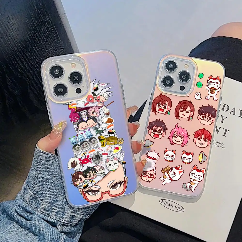 Hot anime D-Dandadan Phone Case For iPhone 17 16 15 14 13 12 11 Pro Max Plus Transparent Aurora Laser Gradient Cover
Hot anime D-Dandadan Phone Case For iPhone 17 16 15 14 13 12 11 Pro Max Plus Transparent Aurora Laser Gradient Cover