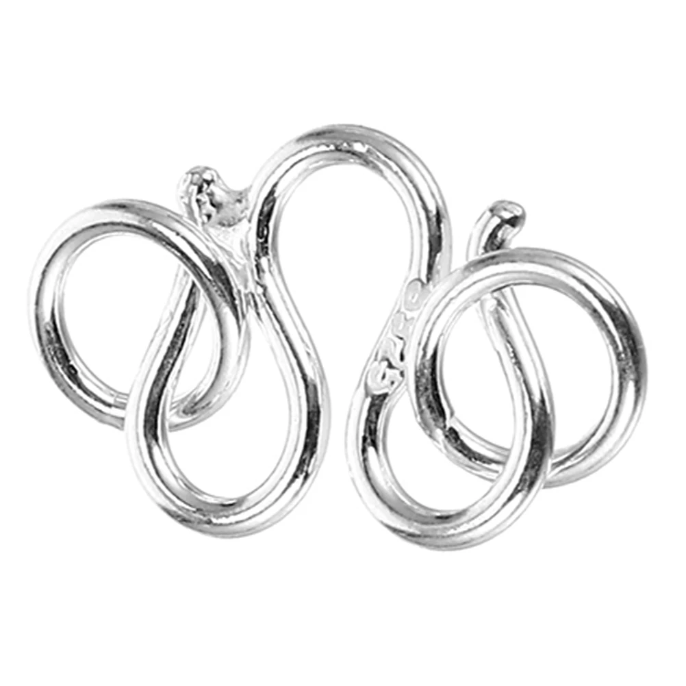 1pcs Silver Necklace Clasps Jewelry Clasp Connector Diy Bracelet Buckle Fastener Hook Elegant Design Easy Install Diy Jewelry
1pcs Silver Necklace Clasps Jewelry Clasp Connector Diy Bracelet Buckle Fastener Hook Elegant Design Easy Install Diy Jewelry