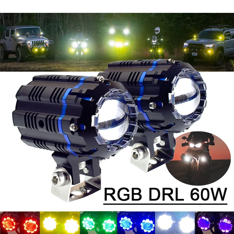 Senlo M6 Motorcycle LED Fog Lights 2PCS 60W IP68 Headlight Universal Spotlight Fit for Honda BMW RGB Daytime Running Lights 12V
Senlo M6 Motorcycle LED Fog Lights 2PCS 60W IP68 Headlight Universal Spotlight Fit for Honda BMW RGB Daytime Running Lights 12V