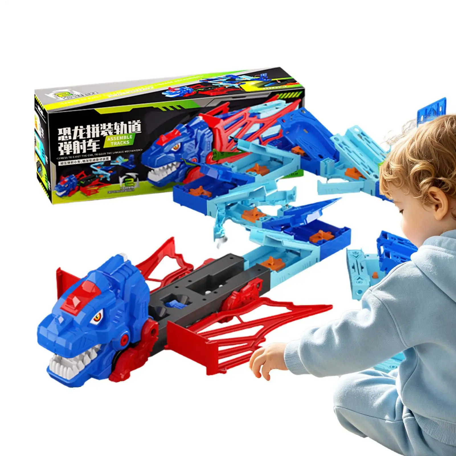 Dinosaur Track Toys Interactive Flexible DIY Educational Race Tracks Dinosaur Toys For Kids Boys Preschool Indoor Outdoor Play
Dinosaur Track Toys Interactive Flexible DIY Educational Race Tracks Dinosaur Toys For Kids Boys Preschool Indoor Outdoor Play