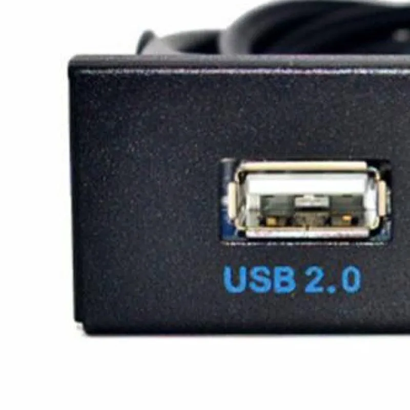 3.5 inch 9 Pin to 4 Port Floppy HUB 2 USB 2.0 HD Audio 3.5mm PC Front Panel Rack
3.5 inch 9 Pin to 4 Port Floppy HUB 2 USB 2.0 HD Audio 3.5mm PC Front Panel Rack
