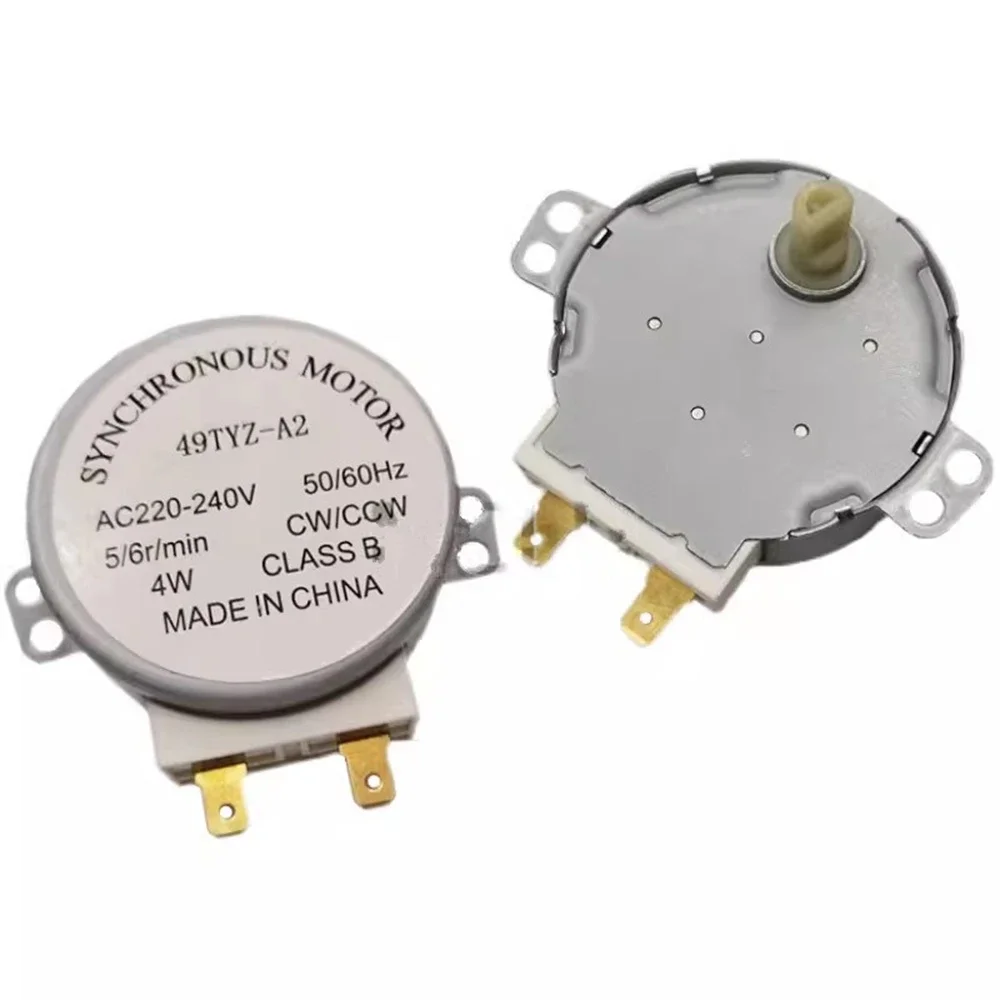 Rotary table synchronous motor for 4W49TYZ-A2 microwave oven glass disc D-axis tray motor 220-240V 4W
Rotary table synchronous motor for 4W49TYZ-A2 microwave oven glass disc D-axis tray motor 220-240V 4W