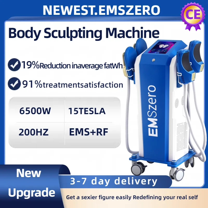 NEO Blue RF EMS Sculpt DLS-EMSlim Machine 6500W Hi-emt 2024 Fat Body Slimming Technology Muscle Stimulation Sculpting EMSZERO
NEO Blue RF EMS Sculpt DLS-EMSlim Machine 6500W Hi-emt 2024 Fat Body Slimming Technology Muscle Stimulation Sculpting EMSZERO