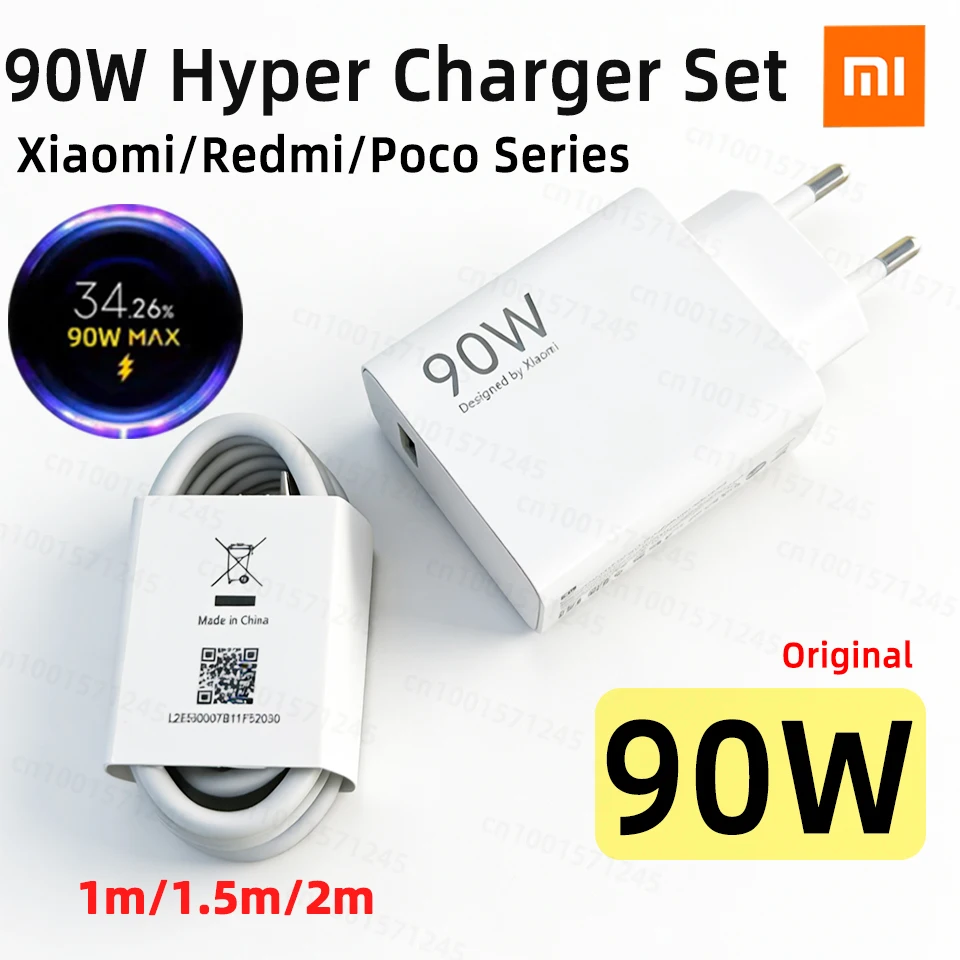 Оригинальное зарядное устройство XIAOMI 90W Poco Hypercharger для быстрой зарядки, Type-C, для Mi 13 Ultra, 14, 15, 17, Poco F8 Pro, F7, X7, X6, Redmi Note
Оригинальное зарядное устройство XIAOMI 90W Poco Hypercharger для быстрой зарядки, Type-C, для Mi 13 Ultra, 14, 15, 17, Poco F8 Pro, F7, X7, X6, Redmi Note