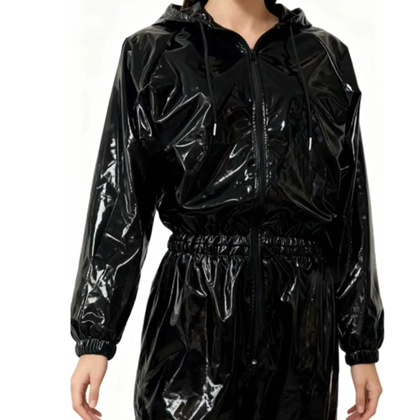 Women's Casual Loose One-Piece Mirror Paint Leather Jumpsuit Long Pants mid Waist Regular Thickness Spring Season China Made
Women's Casual Loose One-Piece Mirror Paint Leather Jumpsuit Long Pants mid Waist Regular Thickness Spring Season China Made