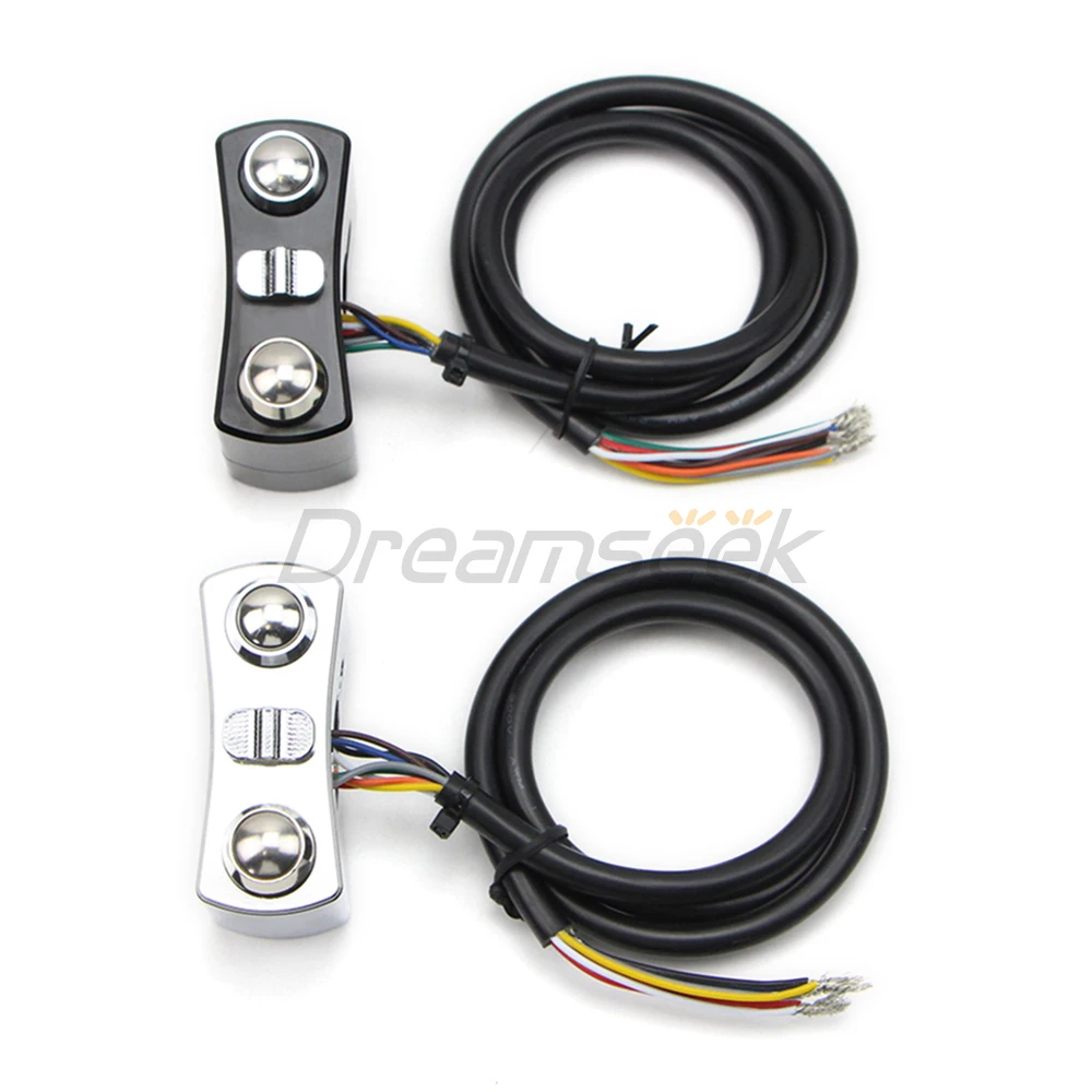 1'' 25mm Universal Handlebar Switch Horn Button Control for Harley Suzuki Motorcycle Turn Signal Start Switches Without Harness
1'' 25mm Universal Handlebar Switch Horn Button Control for Harley Suzuki Motorcycle Turn Signal Start Switches Without Harness