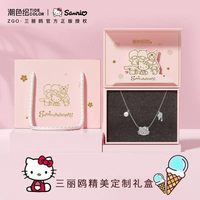 Sanrio бриллиантовые ожерелья для женщин Connamoroll My Melody Hello Kitty, подвески, роскошный кулон, серебро 925, рождественские подарки, ювелирные изделия
Sanrio бриллиантовые ожерелья для женщин Connamoroll My Melody Hello Kitty, подвески, роскошный кулон, серебро 925, рождественские подарки, ювелирные изделия