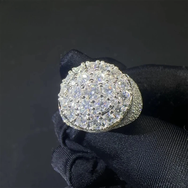 Promotion Price GRA Certificates 925 Silver Pass Diamond Tester VVS1 Moissanite Jewellery Diamond Hi Hop Iced Out Ring Man
Promotion Price GRA Certificates 925 Silver Pass Diamond Tester VVS1 Moissanite Jewellery Diamond Hi Hop Iced Out Ring Man