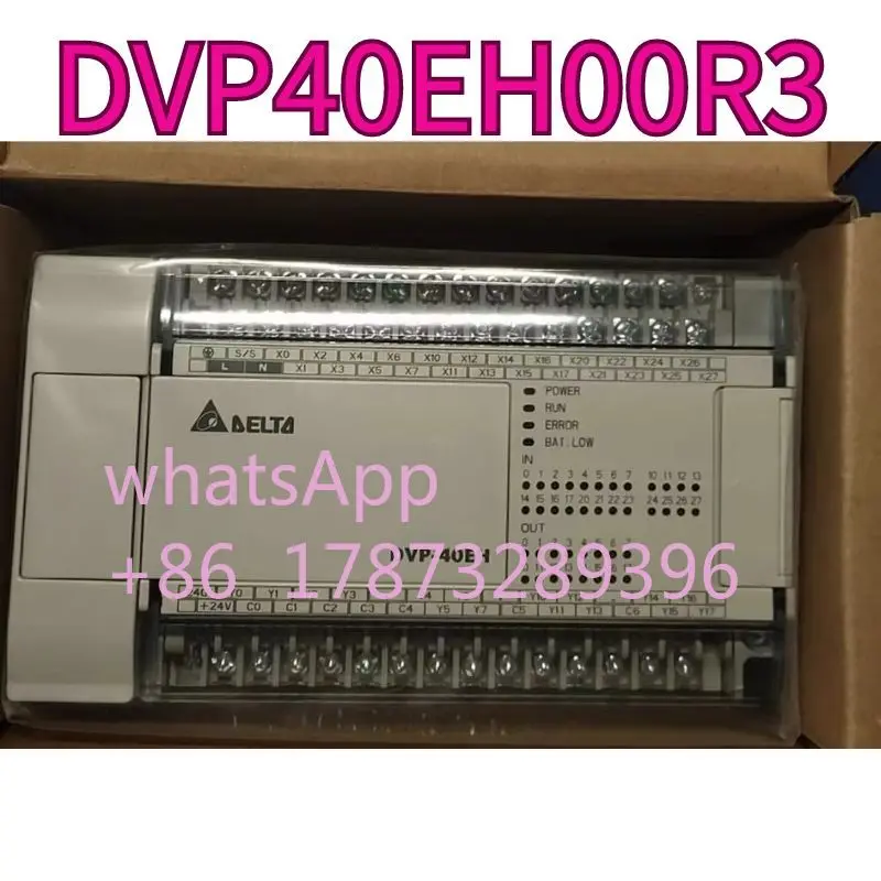 The brand new DVP40EH00R3 PLC programmable controller has a one-year warranty and can be shipped quickly
The brand new DVP40EH00R3 PLC programmable controller has a one-year warranty and can be shipped quickly