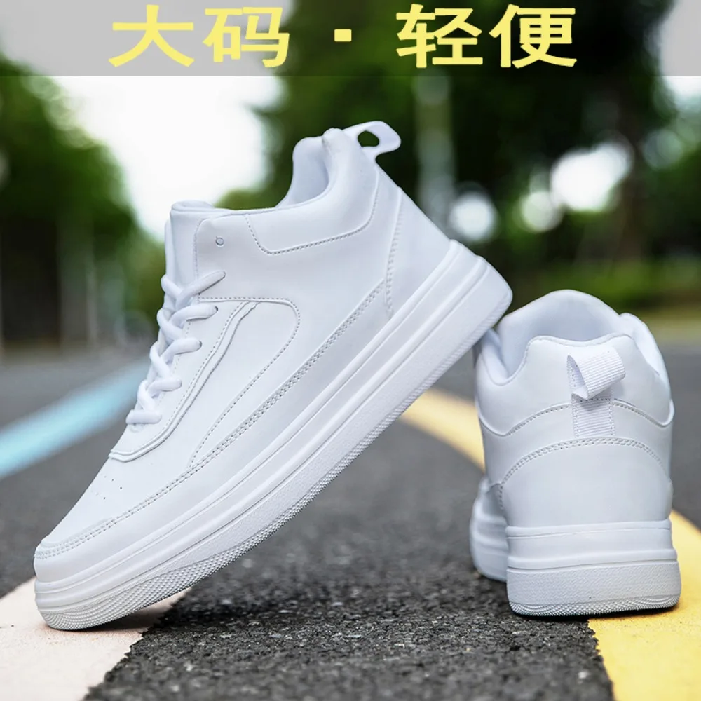 Men's Sneakers Platform Casual Shoes Fashion Outdoor Breathable Flats Lightweight White Running Shoes Lace-up Leather Men Shoes
Men's Sneakers Platform Casual Shoes Fashion Outdoor Breathable Flats Lightweight White Running Shoes Lace-up Leather Men Shoes