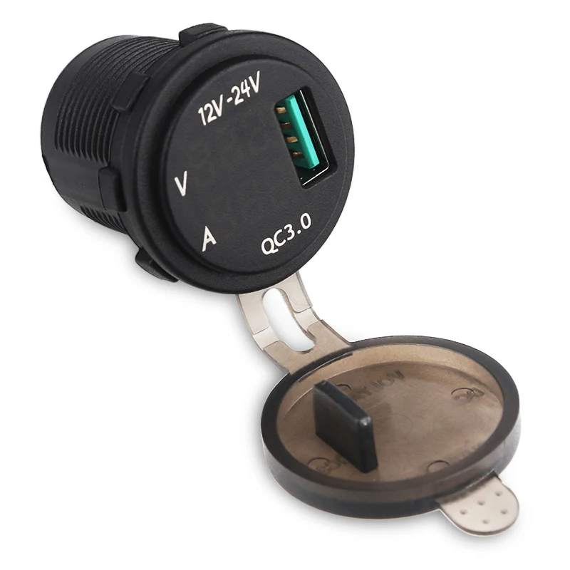 Led Digital Display Waterproof Dustproof For Motorcycle Auto Truck ATV Boat Marine Universal Quick Charge 3.0 USB Charger Socket
Led Digital Display Waterproof Dustproof For Motorcycle Auto Truck ATV Boat Marine Universal Quick Charge 3.0 USB Charger Socket