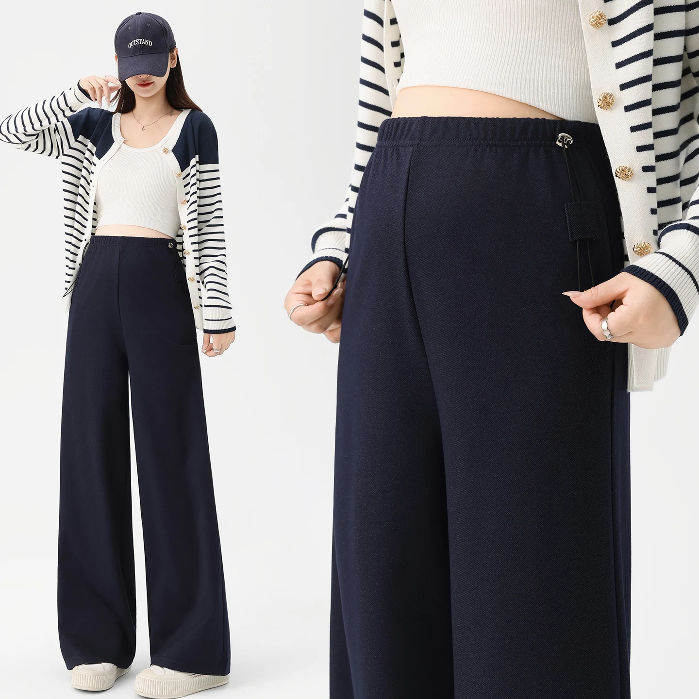 Maternity Pants Autumn 2025 Denim-Style Wide-Leg Trousers Non-Restrictive Waist for Seasonal Wear Clothes for Pregnant Women
Maternity Pants Autumn 2025 Denim-Style Wide-Leg Trousers Non-Restrictive Waist for Seasonal Wear Clothes for Pregnant Women