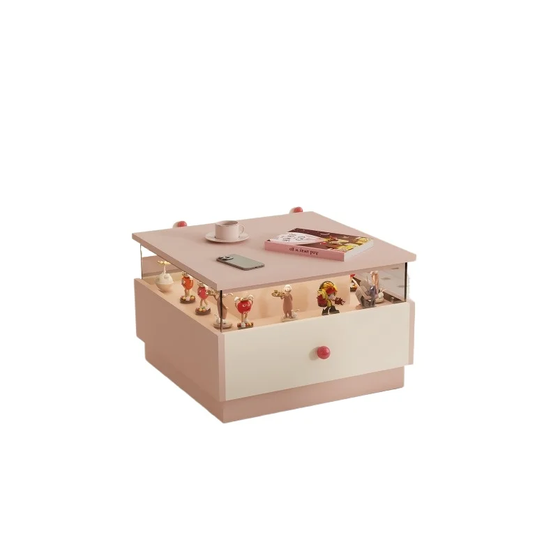 Coffee table, living room, household cream style tea table, small apartment dopamine tea table, figure storage display cabinet
Coffee table, living room, household cream style tea table, small apartment dopamine tea table, figure storage display cabinet