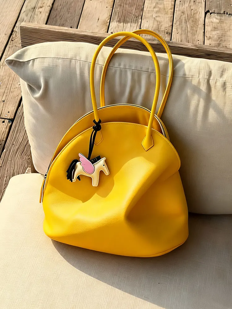 Yellow Handbag Women's Shoulder Bag Tote Bag Underarm Summer Luxury Sensation Handbag Single Strap Fashionable Bag
Yellow Handbag Women's Shoulder Bag Tote Bag Underarm Summer Luxury Sensation Handbag Single Strap Fashionable Bag
