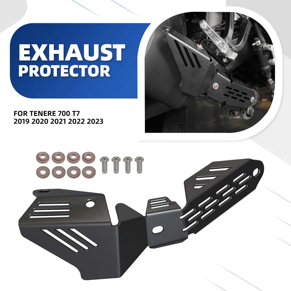 For Yamaha Tenere 700 T7 2019 2020 2021 2022 2023 Motorcycle Accessories Exhaust Pipe Heat Shield Cover Muffler Protector Guard
For Yamaha Tenere 700 T7 2019 2020 2021 2022 2023 Motorcycle Accessories Exhaust Pipe Heat Shield Cover Muffler Protector Guard